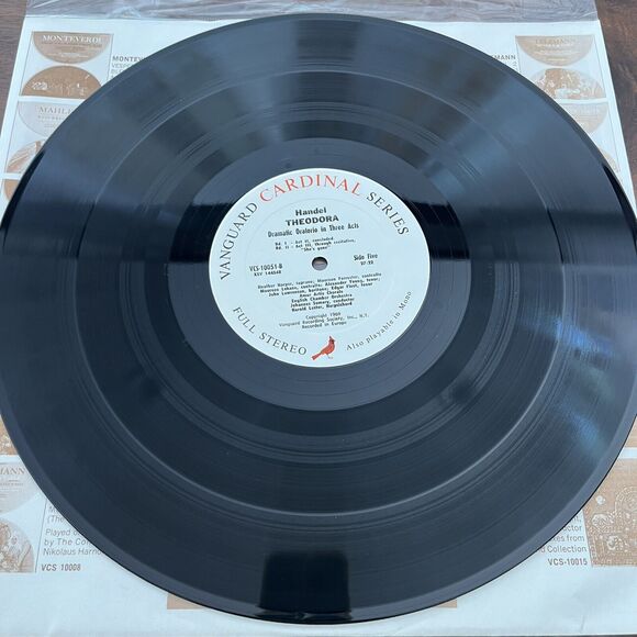 Handel Theodora Dramatic Oratorio 3xLP Box Set Vanguard VCS-10050/1/2 1969 - Picture 7 of 11